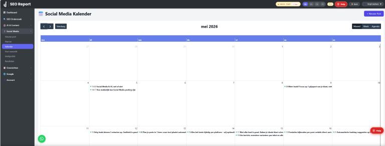 4. Kalender: slepen, plannen, klaar